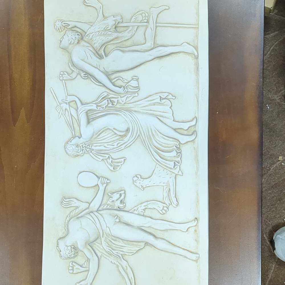 Fauna and bachantes dancing